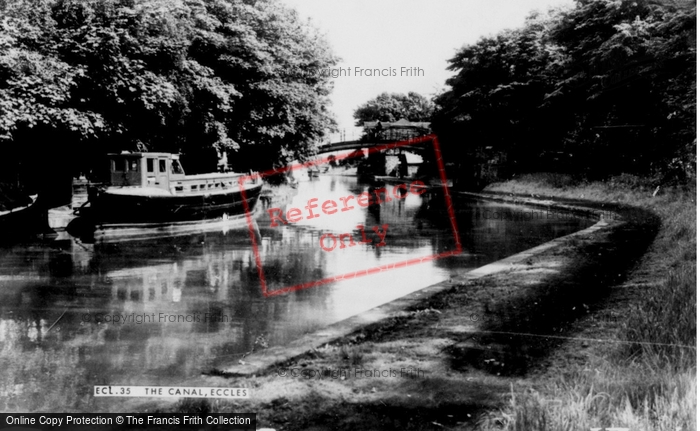Photo of Eccles, The Canal c.1965