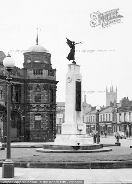 Photo of Eccles, The Cenotaph c.1955