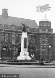 The War Memorial c.1955, Eccles