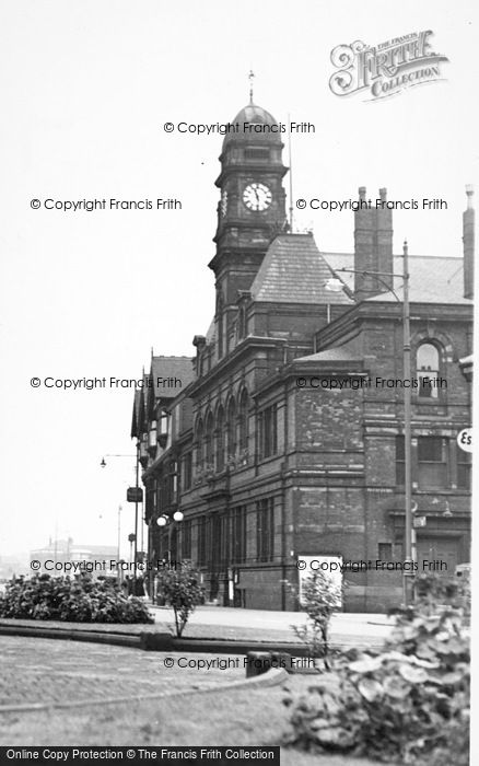 Photo of Eccles, Town Hall c.1955