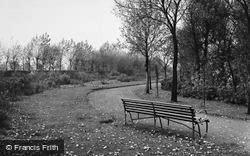 Winton Park, Herbaceous Border c.1950, Eccles