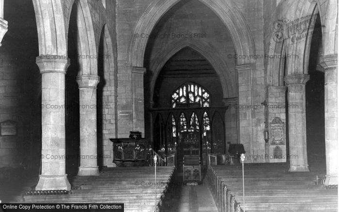 Photo of Ecclesfield, St Mary's Church, Interior c.1955