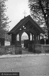 St Mary's Church, Lych Gate c.1955, Ecclesfield