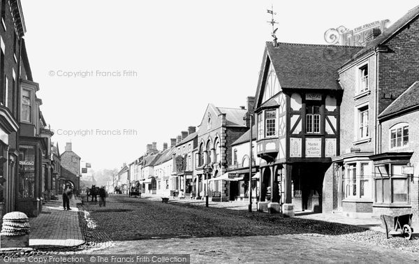 Photo of Eccleshall, High Street And Market Hall 1900