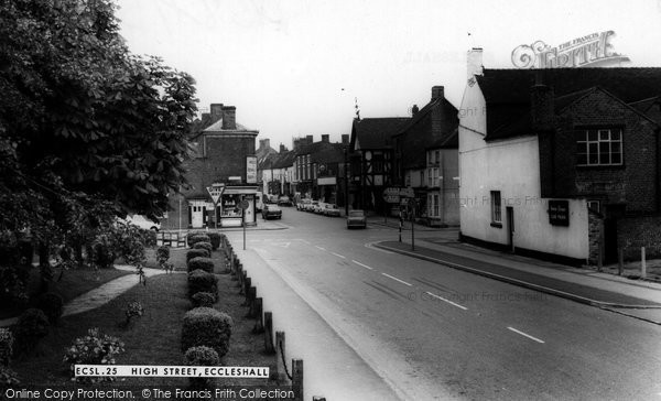 Photo of Eccleshall, High Street c.1965