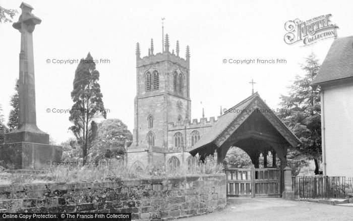 Photo of Eccleshall, Holy Trinity Church c.1955