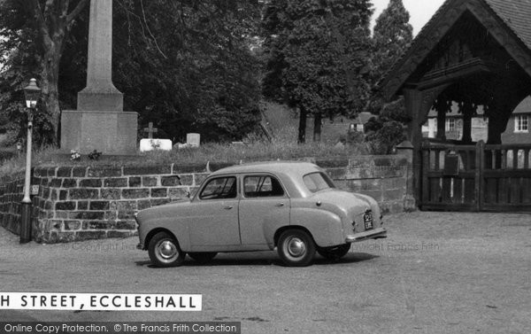 Photo of Eccleshall, Standard 8 Car In Church Street c.1960