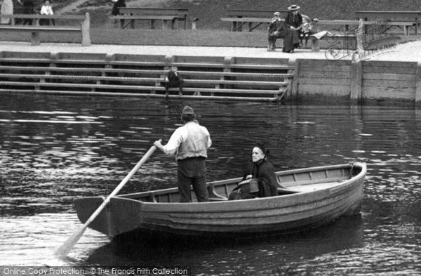 Photo of Eccleston, A Rowing Boat 1895