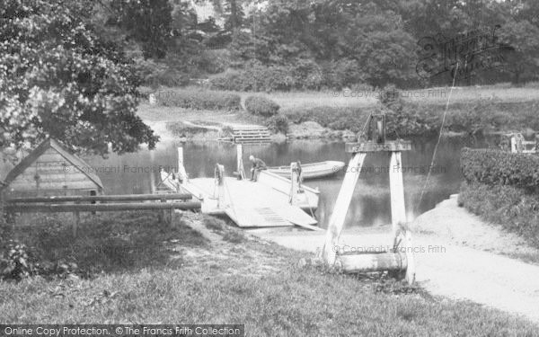 Photo of Eccleston, The Ferry And Ferryman 1888