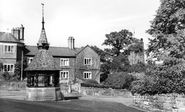 The Pump And St Mary's Church c.1955, Eccleston