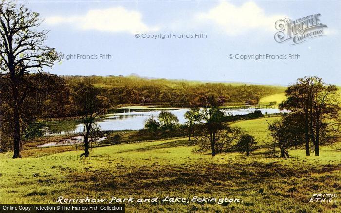 Photo of Eckington, Renishaw Park And Lake c.1955