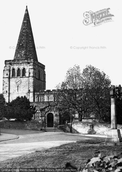 Photo of Eckington, St Peter and St Paul's Church c1955