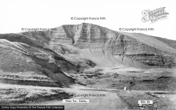 Photo of Edale, Mam Tor c.1955