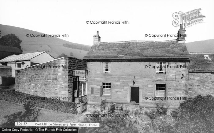 Photo of Edale, Post Office Stores And Farm House c.1960