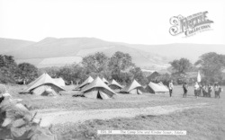 The Camp Site And Kinder Scout c.1960, Edale