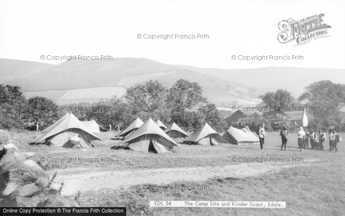 Photo of Edale, The Campsite And Kinder Scout c.1960