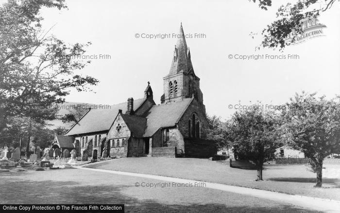 Photo of Edale, The Church c.1955