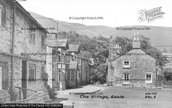 Photo of Edale, The Village c.1955