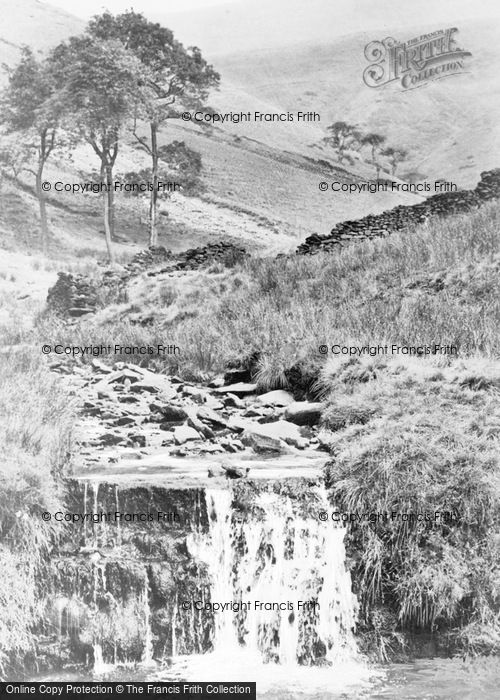 Photo of Edale, Waterfall Near Jacob's Ladder c.1955