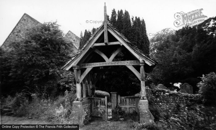 Photo of Edburton, The Lychgate, St Andrew's Church 1180 Ad c.1955