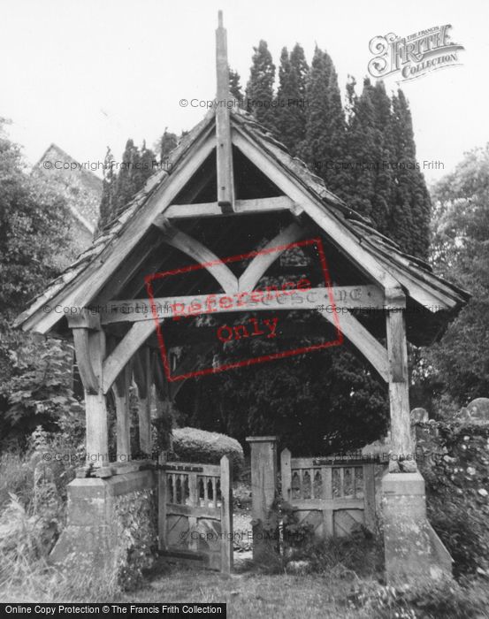 Photo of Edburton, The Lychgate, St Andrew's Church 1180 Ad c.1955