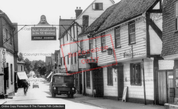 Photo of Edenbridge, High Street, Ye Old Crown Inn c.1960