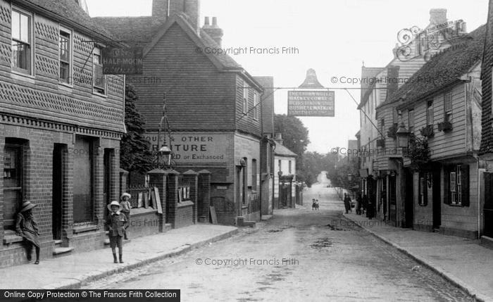 Photo of Edenbridge, The Half Moon Inn And Crown Hotel 1906