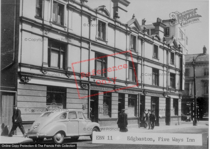 Photo of Edgbaston, Five Ways Inn c.1950