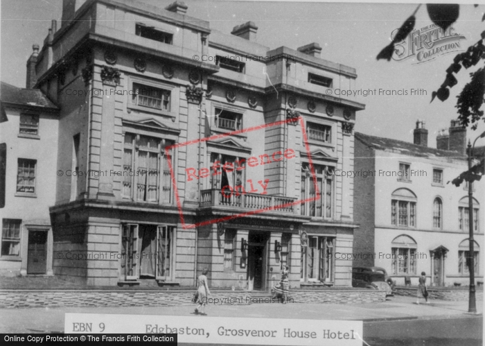 Photo of Edgbaston, Grosvenor House Hotel c.1950