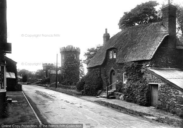 Photo of Edgehill, Old Cottage And Round Tower 1922