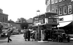 Crossing Edgwarebury Lane c.1955, Edgware