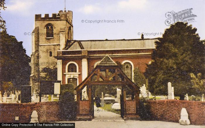 Photo of Edgware, St Lawrence's Church c.1955