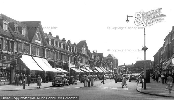 Photo of Edgware, Station Road 1954