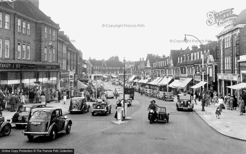 Edgware, Station Road 1954