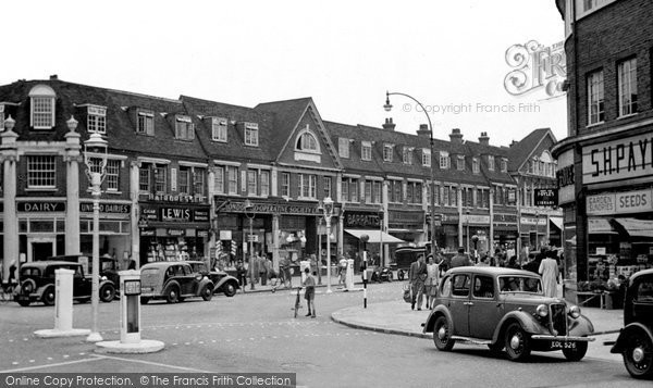 Photo of Edgware, Station Road From Edgwarebury Lane c.1950