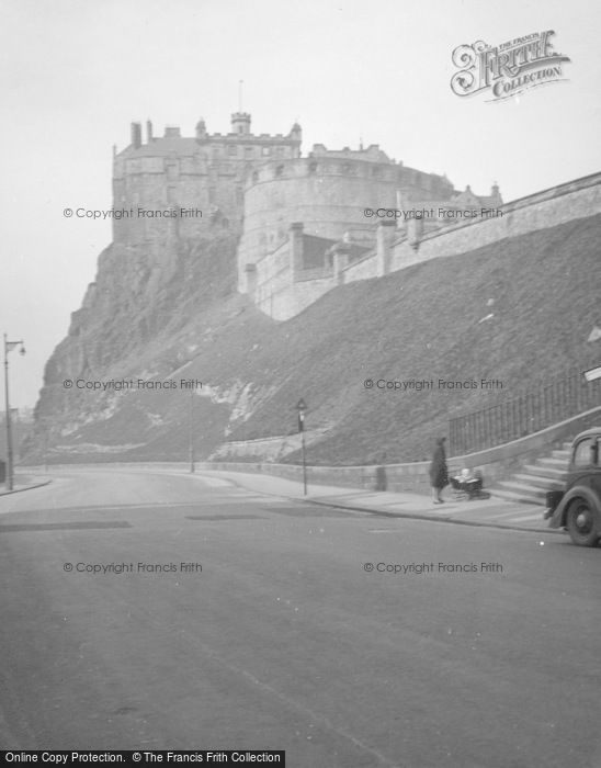 Photo of Edinburgh, Castle 1948