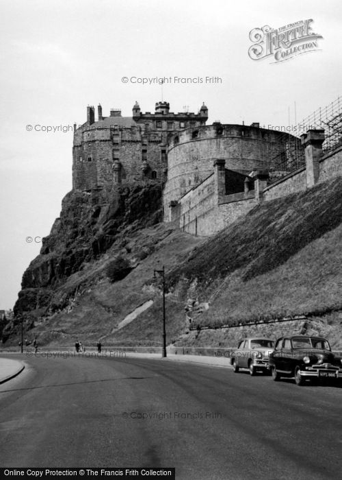 Photo of Edinburgh, Castle 1955