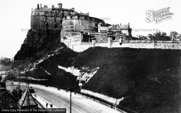 Photo of Edinburgh, Castle, From Johnstone Terrace c.1930