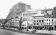 Castle From The Grassmarket 1883, Edinburgh