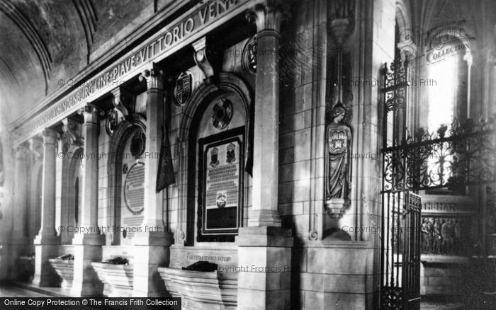Photo of Edinburgh, Castle, War Memorial Hall Of Honour c.1930