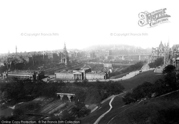 Photo of Edinburgh, From The Castle 1897