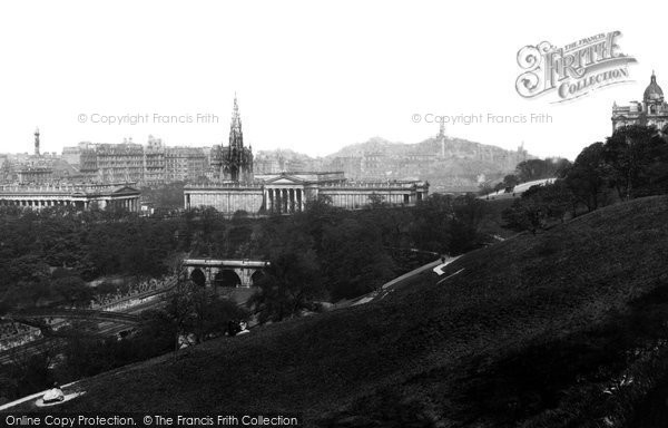 Photo of Edinburgh, From The Castle 1897