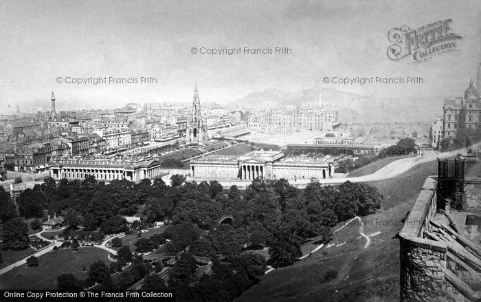 Photo of Edinburgh, From The Castle c.1880