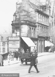 George IV Bridge, Bookhunters' Stall c.1930, Edinburgh