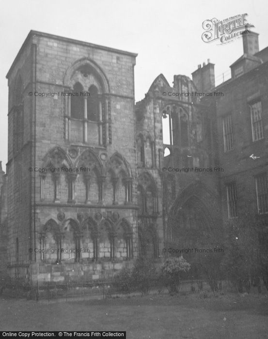 Photo of Edinburgh, Holyrood Abbey, West Tower And Nave Entrance 1948 