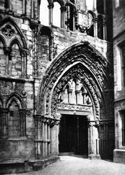 Holyrood Chapel Doorway c.1930, Edinburgh