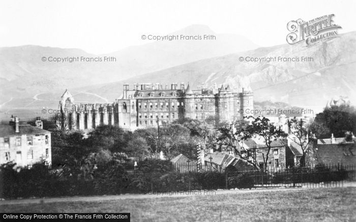 Photo of Edinburgh, Holyrood Palace And Arthur's Seat c.1935