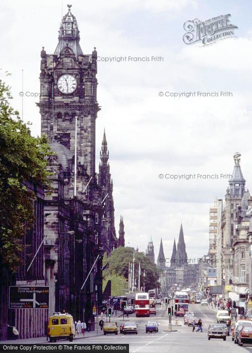 Photo of Edinburgh, N.B Clock Tower From Calton Hill 1984 