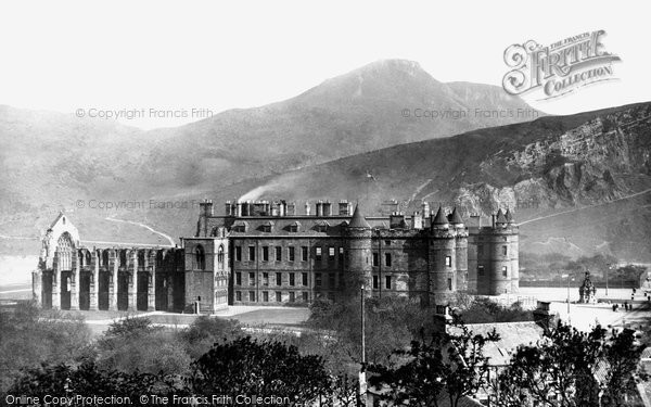 Photo of Edinburgh, Palace Of Holyroodhouse And Arthur's Seat 1897
