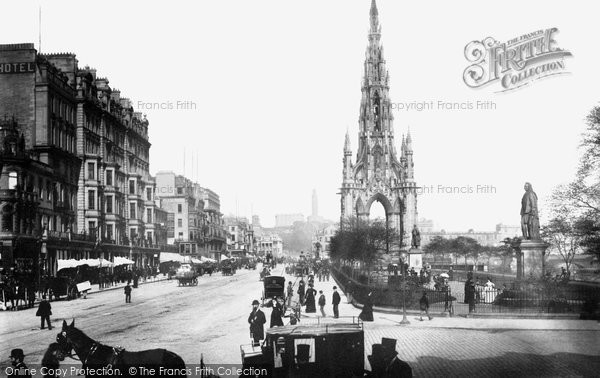 Photo of Edinburgh, Princes Street c.1878